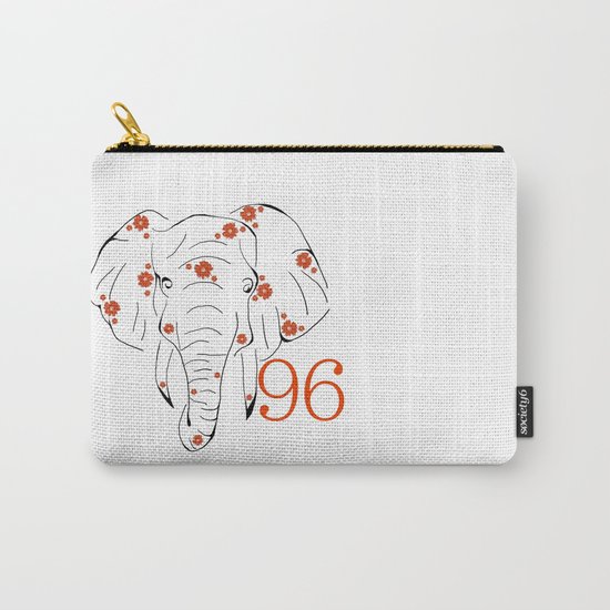 96 Elephants Carry-All Pouch