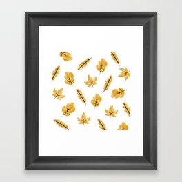  Leaves Foliage Maple Trees Autumn Fall Forest Framed Art Print