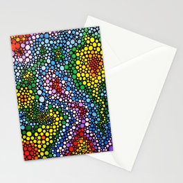 Spectrum of Dots Stationery Card