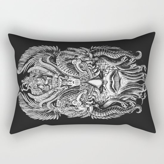 Queztalcoatl Rectangular Pillow