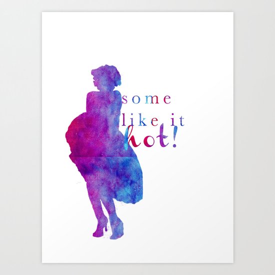 Marilyn Monroe Some Like It Hot! Art Print