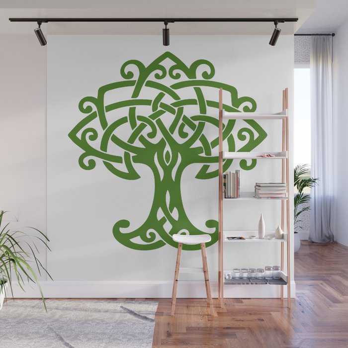 Tree Of Life Celtic Art Knot Wall Mural By Taiche Society6