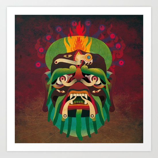 Gongbuhufashen Art Print