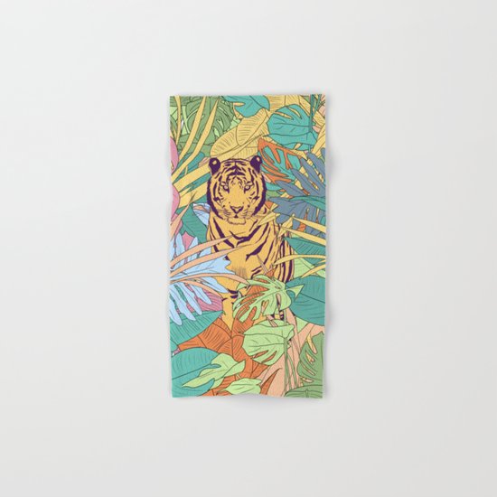Tiger Hand & Bath Towel