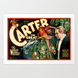 Vintage Magic poster Art Print