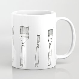 Paint Brush Illustration  Coffee Mug