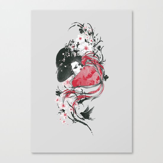 The Geisha Canvas Print