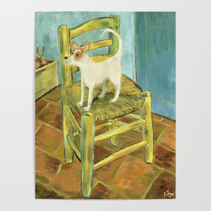 Yellow Chair Linus Poster