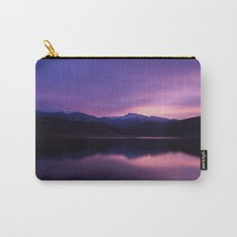 mountains, lake, night, reflection Carry-All Pouch | Flower, Landscape, Plants, Wild, Sky, Flowers, Plant, Floral, Illustration, Drawing 