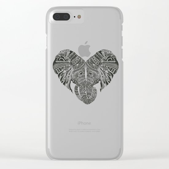Huge Heart Clear iPhone Case