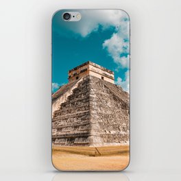 Mexico Photography - The Mexican Pyramid Surrounded By Dirt iPhone Skin