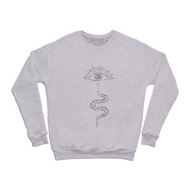 Evil Eye and Snake Crewneck Sweatshirt