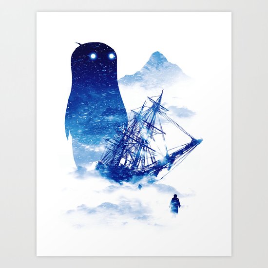 Abandon Ship Art Print