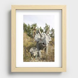Cabazon Dinosaur Adventure Recessed Framed Print