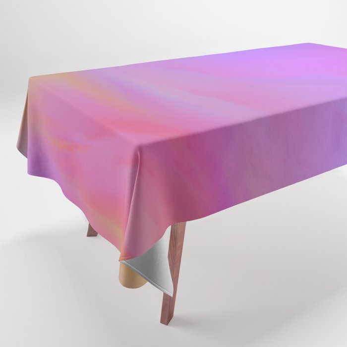 Neon Flow Nebula #4 Tablecloth