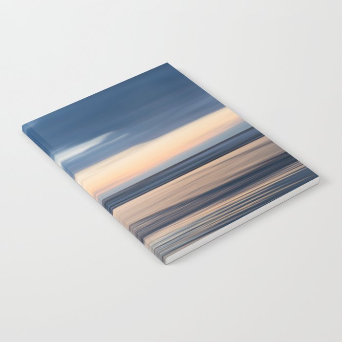 Colors from the Sea Abstract Pastel Seascape Notebook