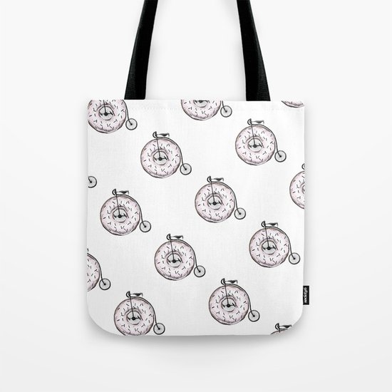Donut Ride My Bicycle Tote Bag