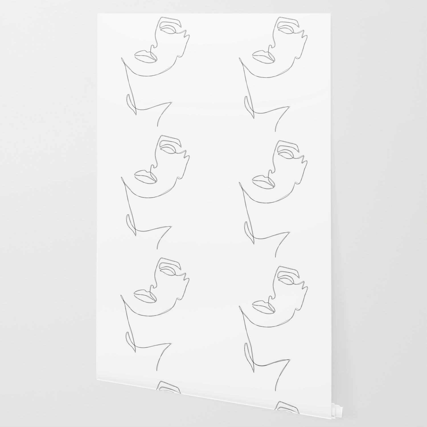 Triple Face Line Wallpaper By Explicitdesign Society6,Deviantart Cute Dragon Art