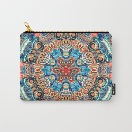 Abstract Tribal Mandala Carry-All Pouch