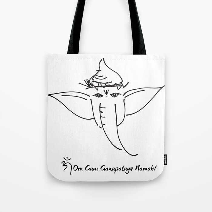 Ganesha, the Remover of Obstacles Tote Bag