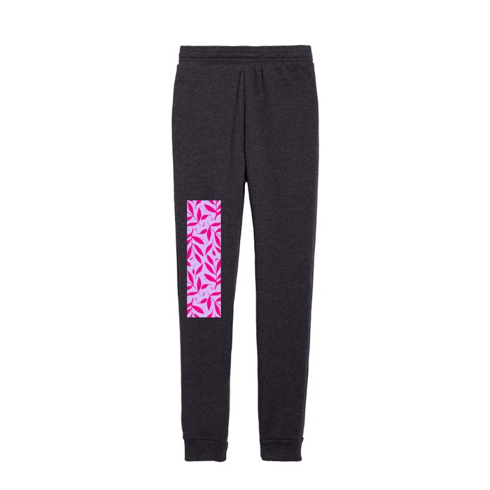 Pretty branches - violet and magenta Kids Joggers