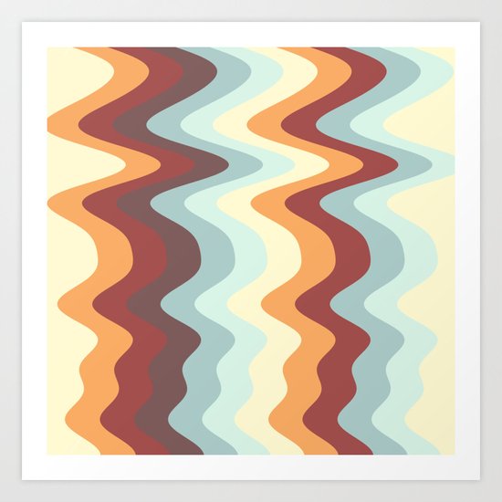 Abstract lines 27 Art Print