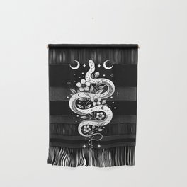 Serpent Spell-White Wall Hanging