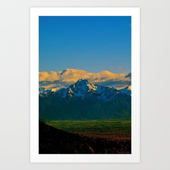 Pioneer Peak - Mat-Su Valley Art Print