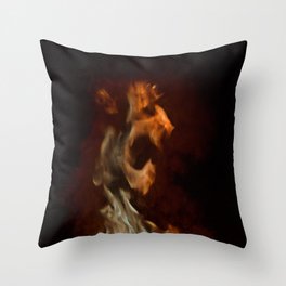 Fire Series_Rage Throw Pillow