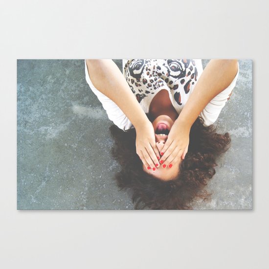 Drop your worries Canvas Print