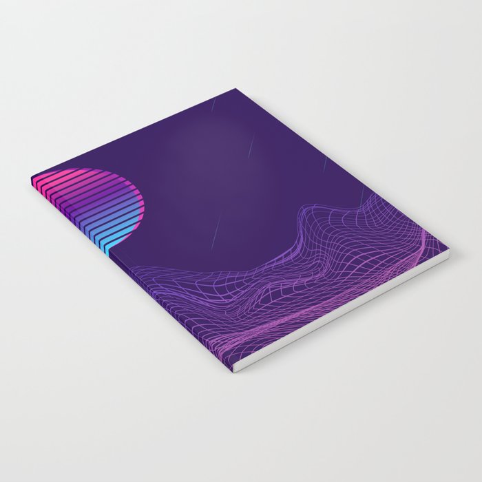 Minimalist Synthwave Midnight Notebook
