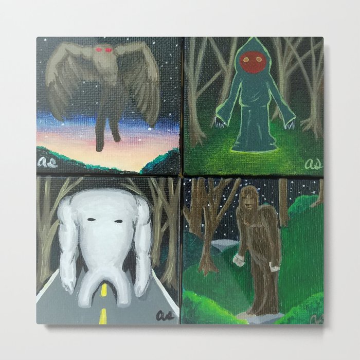 West Virginia Cryptids Metal Print By Eyesofiris Society6