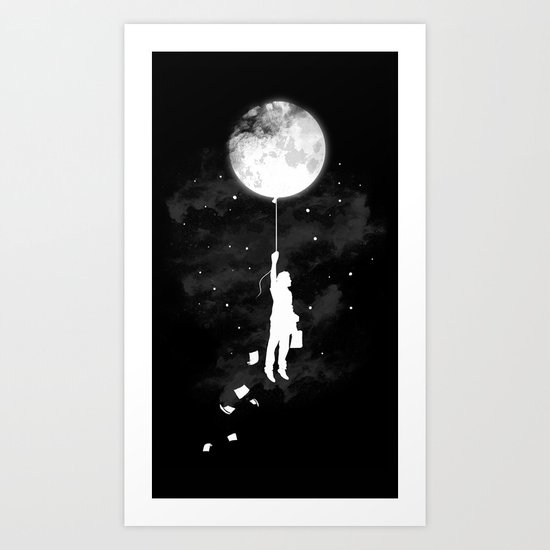 Midnight Traveler Art Print
