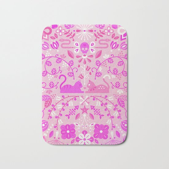 Kitten Lovers – Pink Ombré Bath Mat