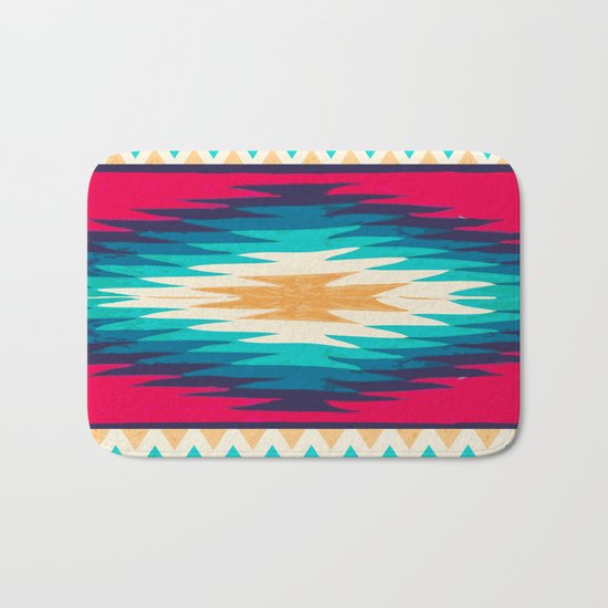 SURF GIRL CHEVRON Bath Mat