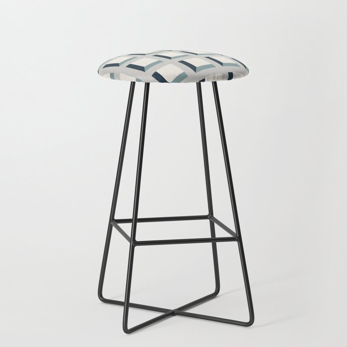 Minimalist 3D Pattern XI Bar Stool