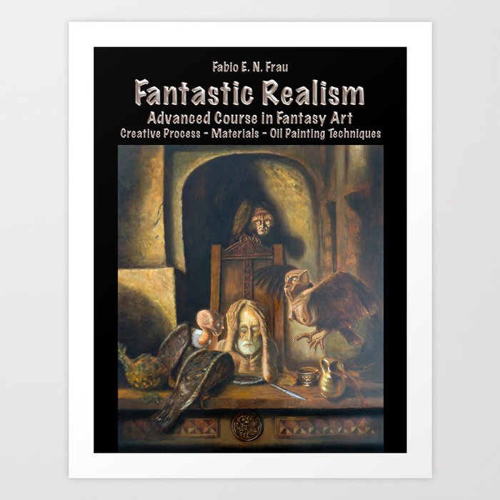 Fantastic Realism Book Cover 01 Art Print By Fabiofrau Society6