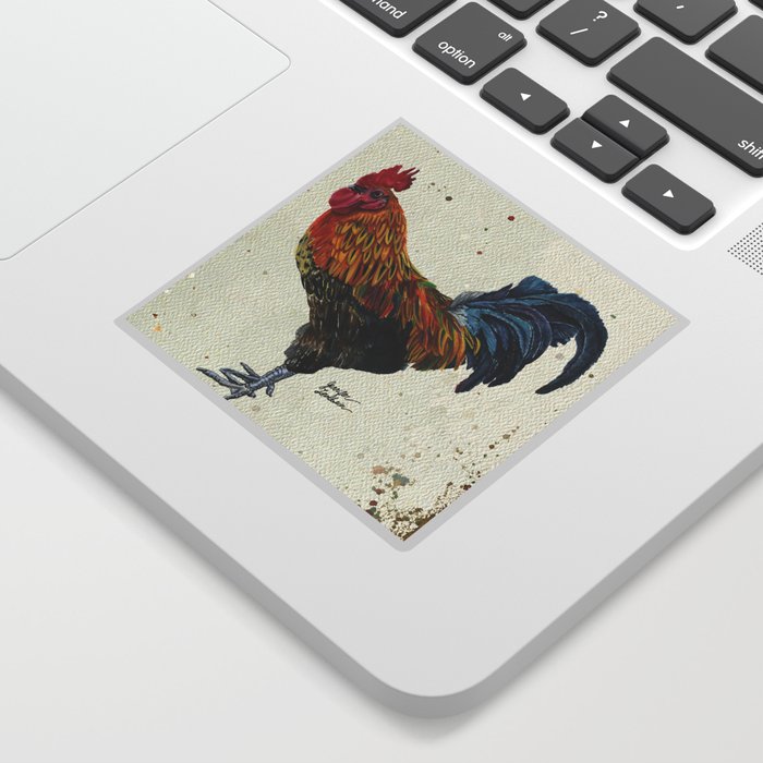 Rooster Harlow Sticker