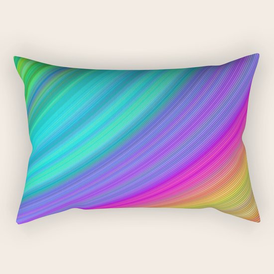 Rainbow Rectangular Pillow
