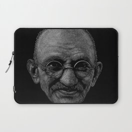 Gandhi - Point Art Laptop Sleeve