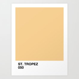 st. tropez Art Print