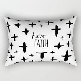 Have Faith Rectangular Pillow