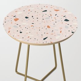Terrazzo + Pink Side Table
