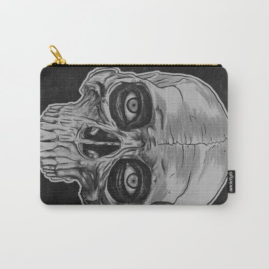 Behind the skull Carry-All Pouch