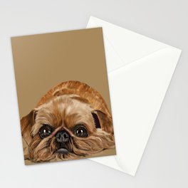 Brussels Griffon Dog A6 Christmas Card Design XGRIFFON-8 by paws2print 
