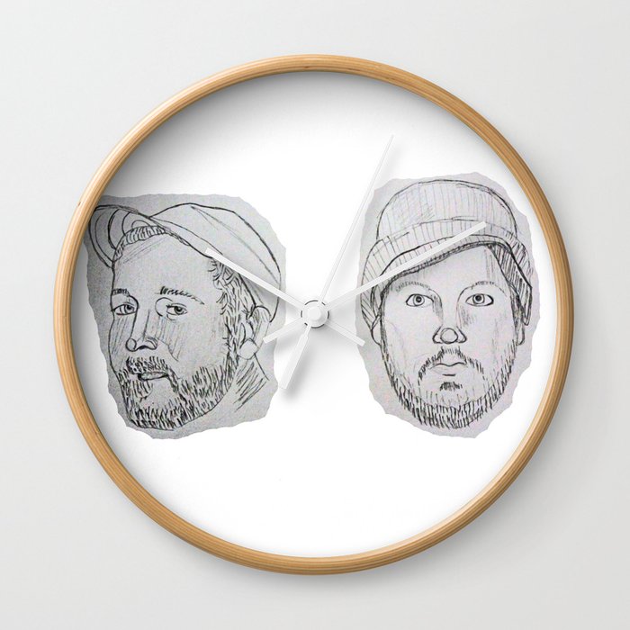 Modest Beards Wall Clock