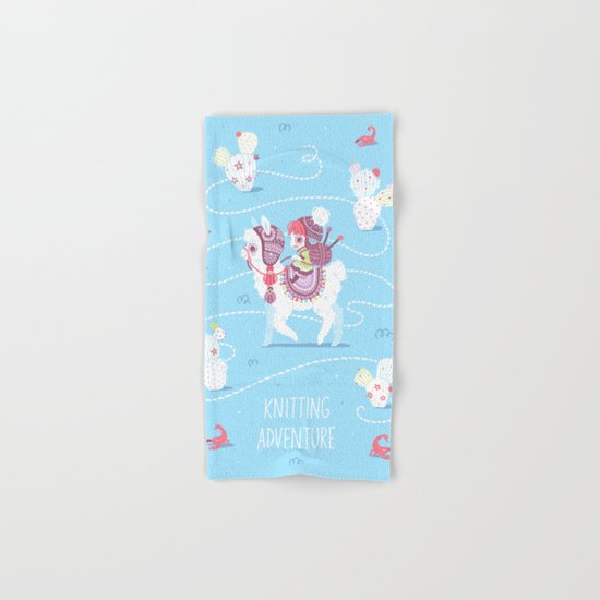 Knitting Adventure Hand & Bath Towel