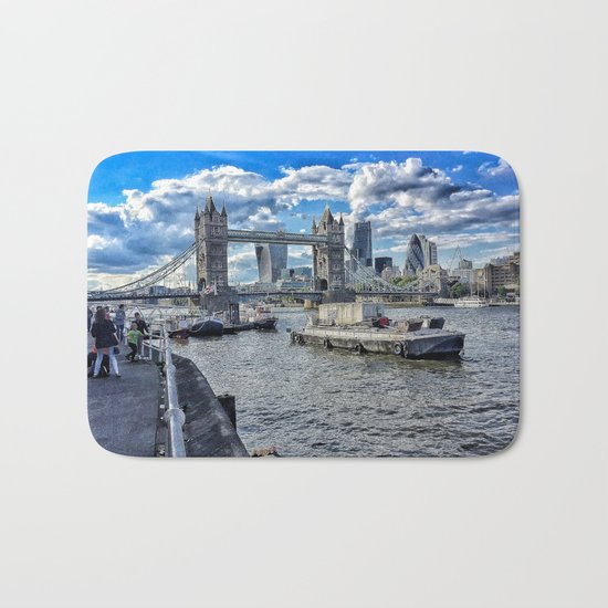 London Tower Bridge Bath Mat