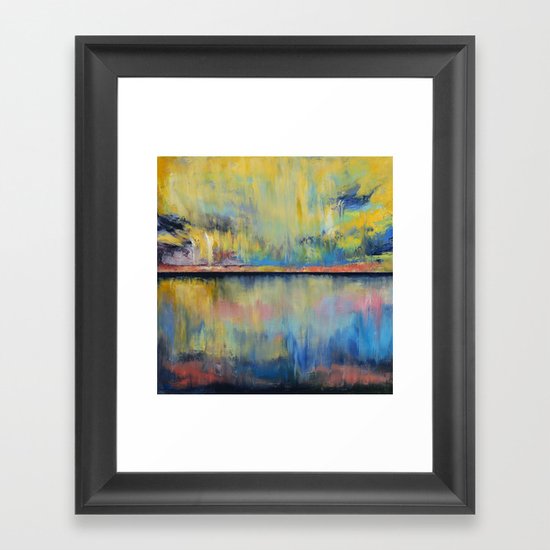 Tropical Rain Framed Art Print