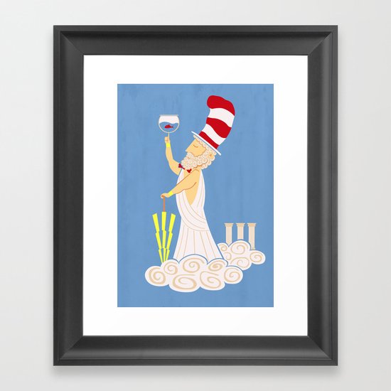 Dr. Zeus Framed Art Print
